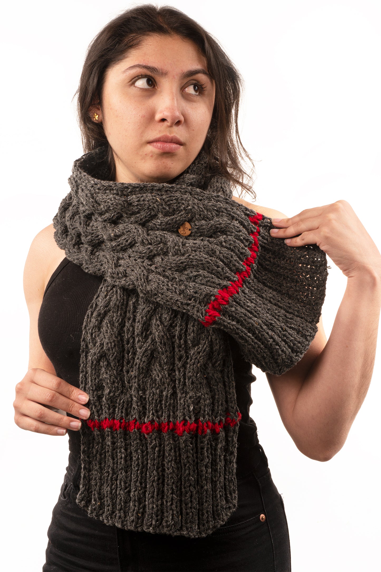 BUFANDA ARTESANAL TRENZADO COMFY