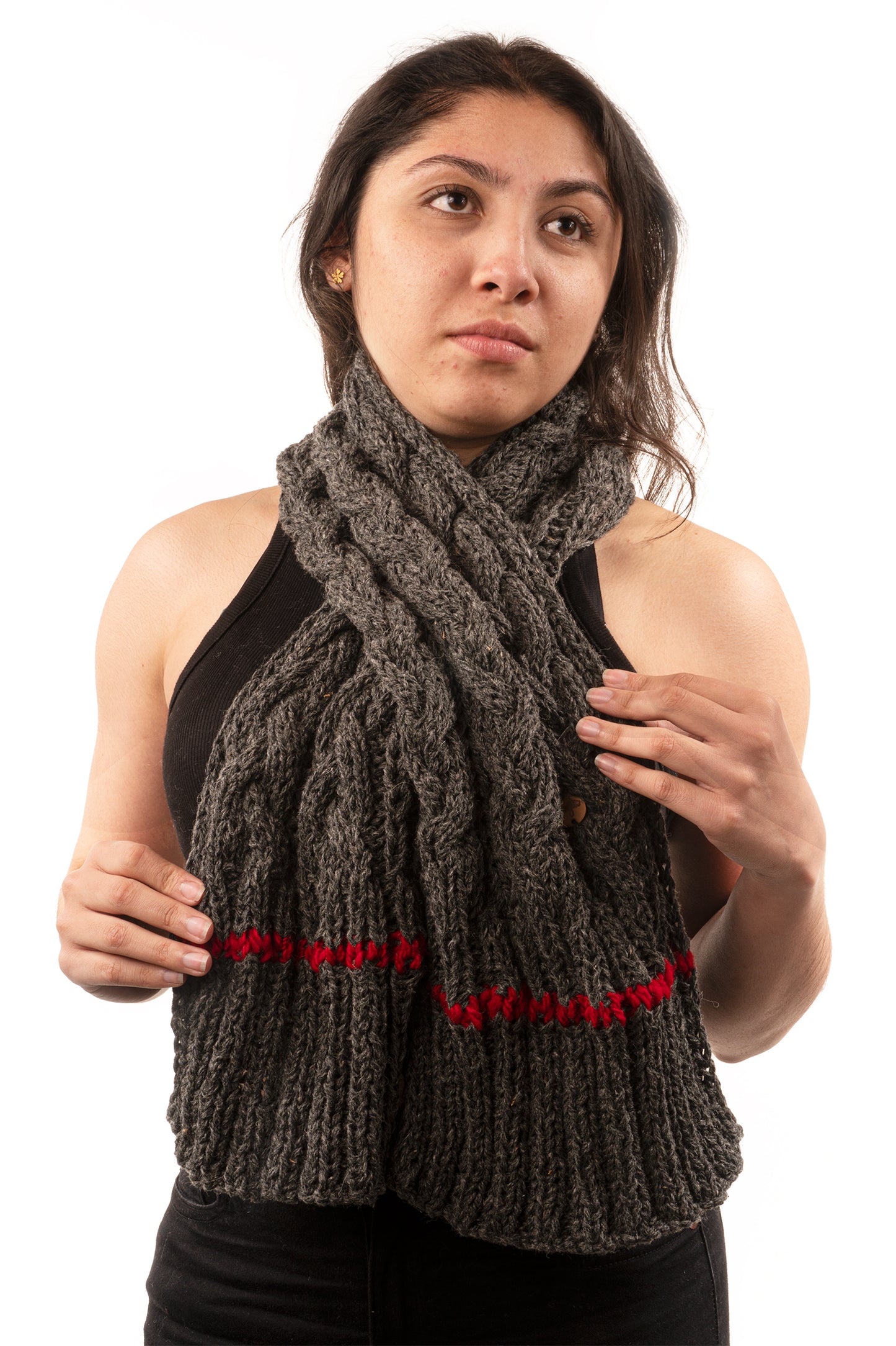 BUFANDA ARTESANAL TRENZADO COMFY