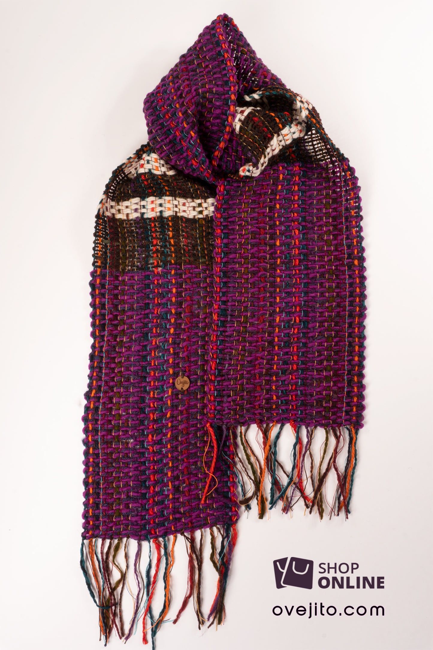 BUFANDA ARTESANAL WOVEN COLOR
