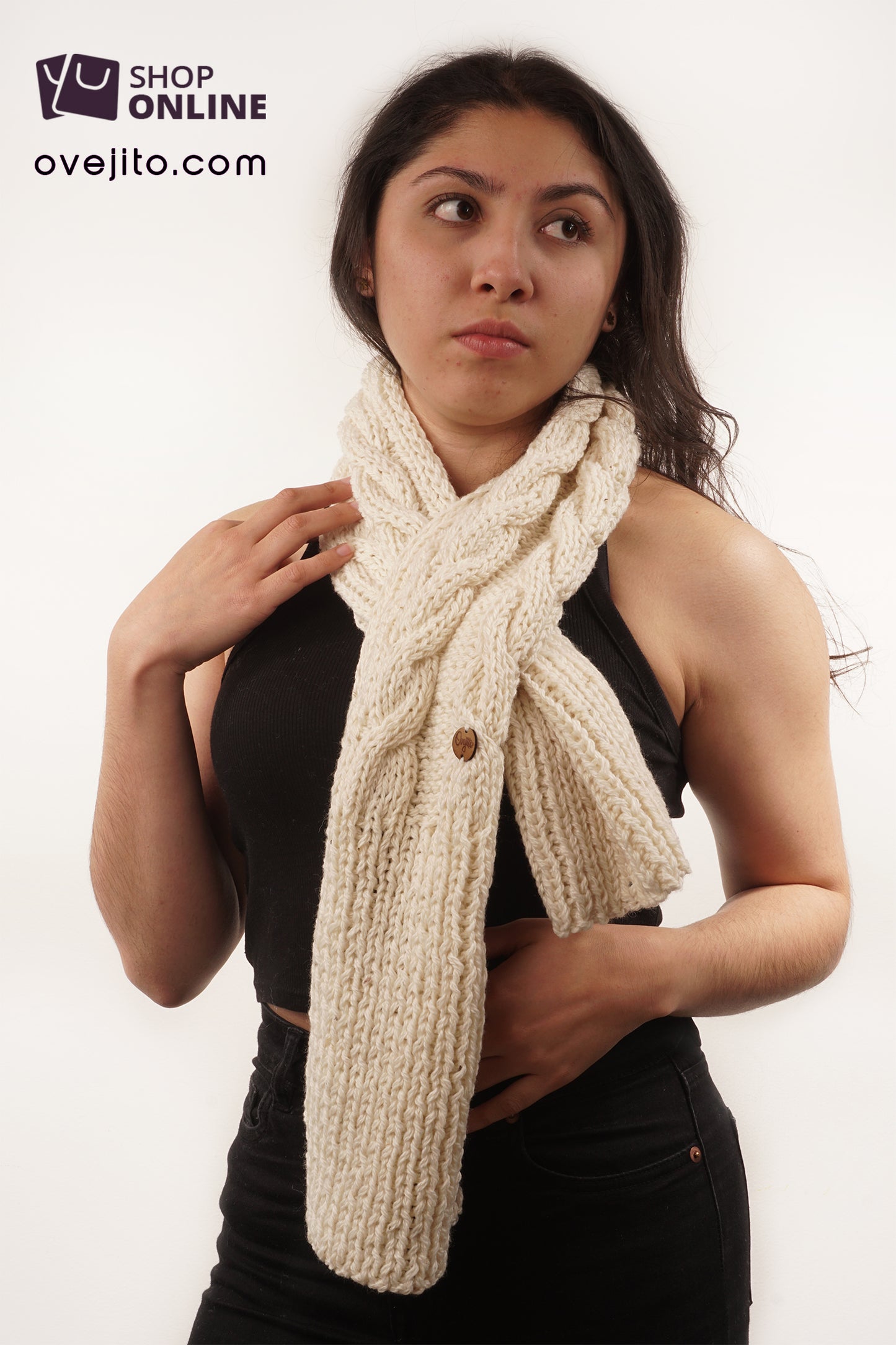 BUFANDA ARTESANAL TRENZADO COMFY