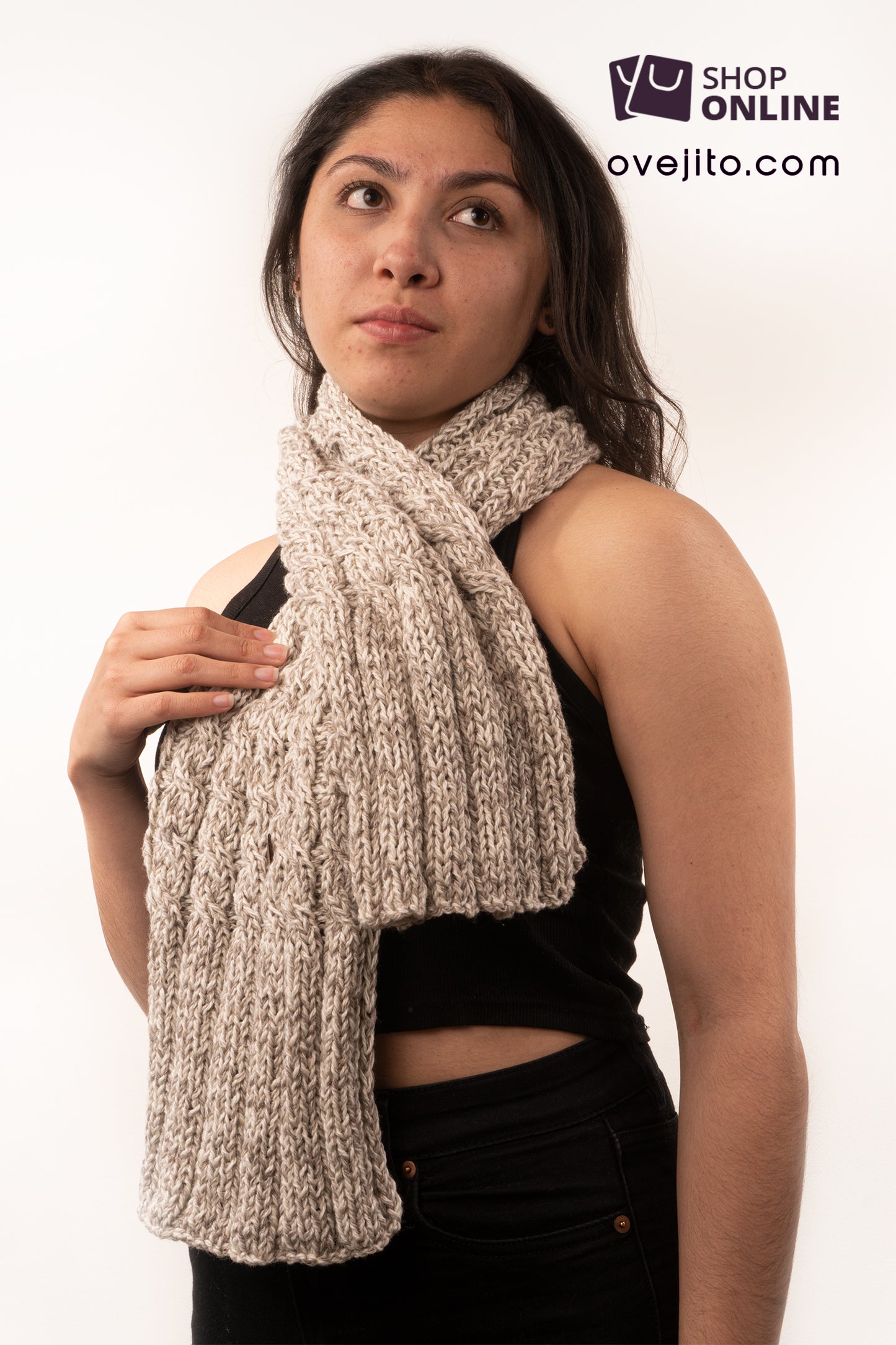 BUFANDA ARTESANAL TRENZADO COMFY