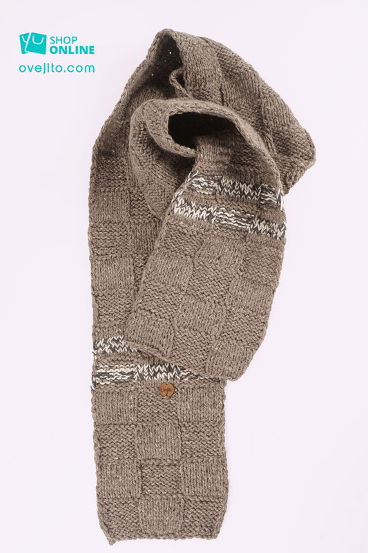 BUFANDA ARTESANAL TEJIDA