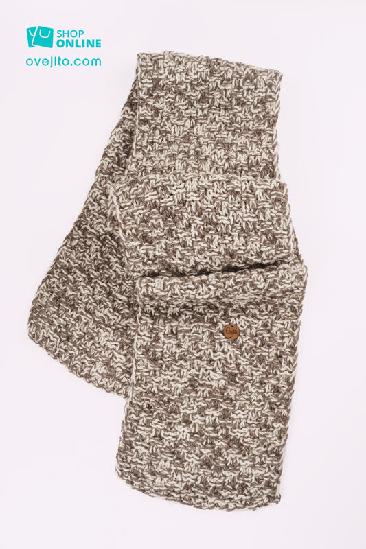 BUFANDA ARTESANAL TEJIDA