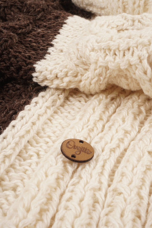 BUFANDA ARTESANAL TRENZADO COMFY