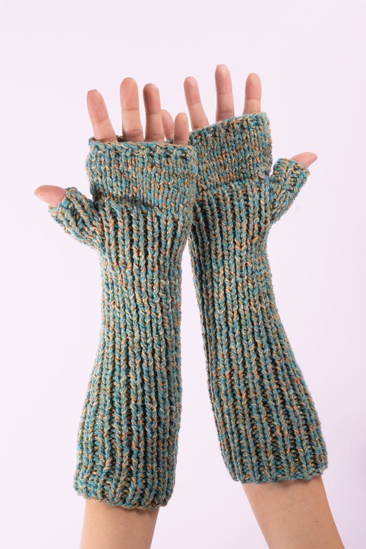 GUANTE ARTESANAL CALENTADOR DE BRAZOS