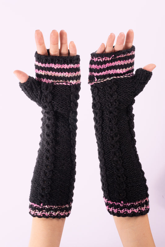 GUANTE ARTESANAL CALENTADOR DE BRAZOS