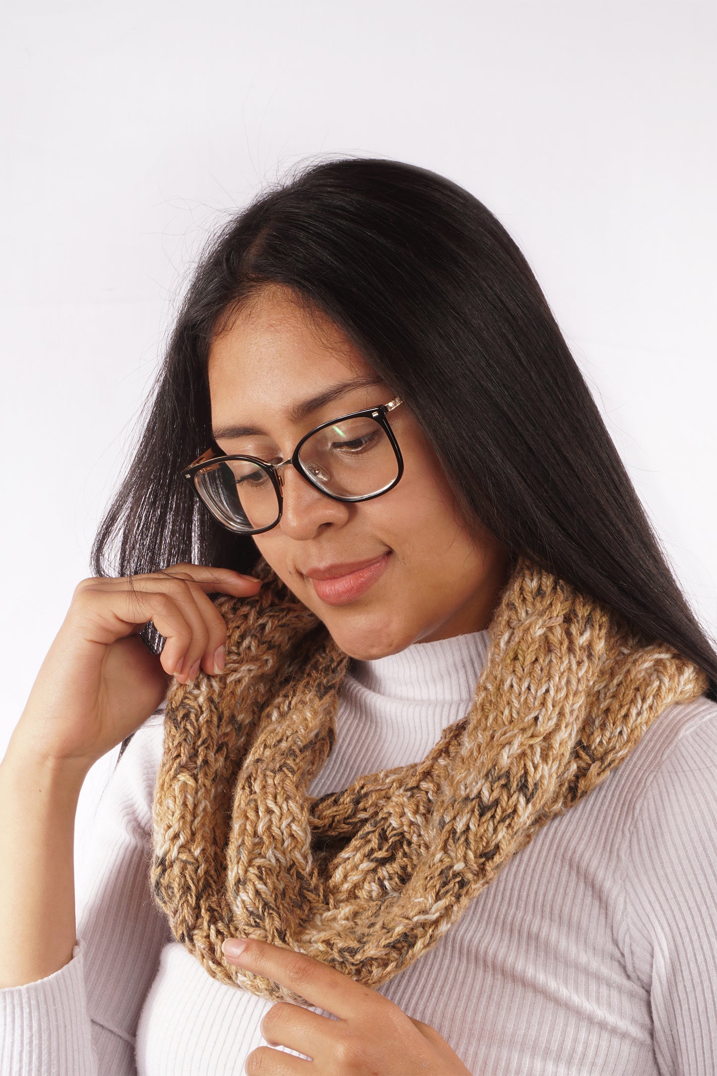 CUELLO ARTESANAL AZALEA / MERINO