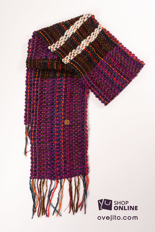 BUFANDA ARTESANAL WOVEN COLOR