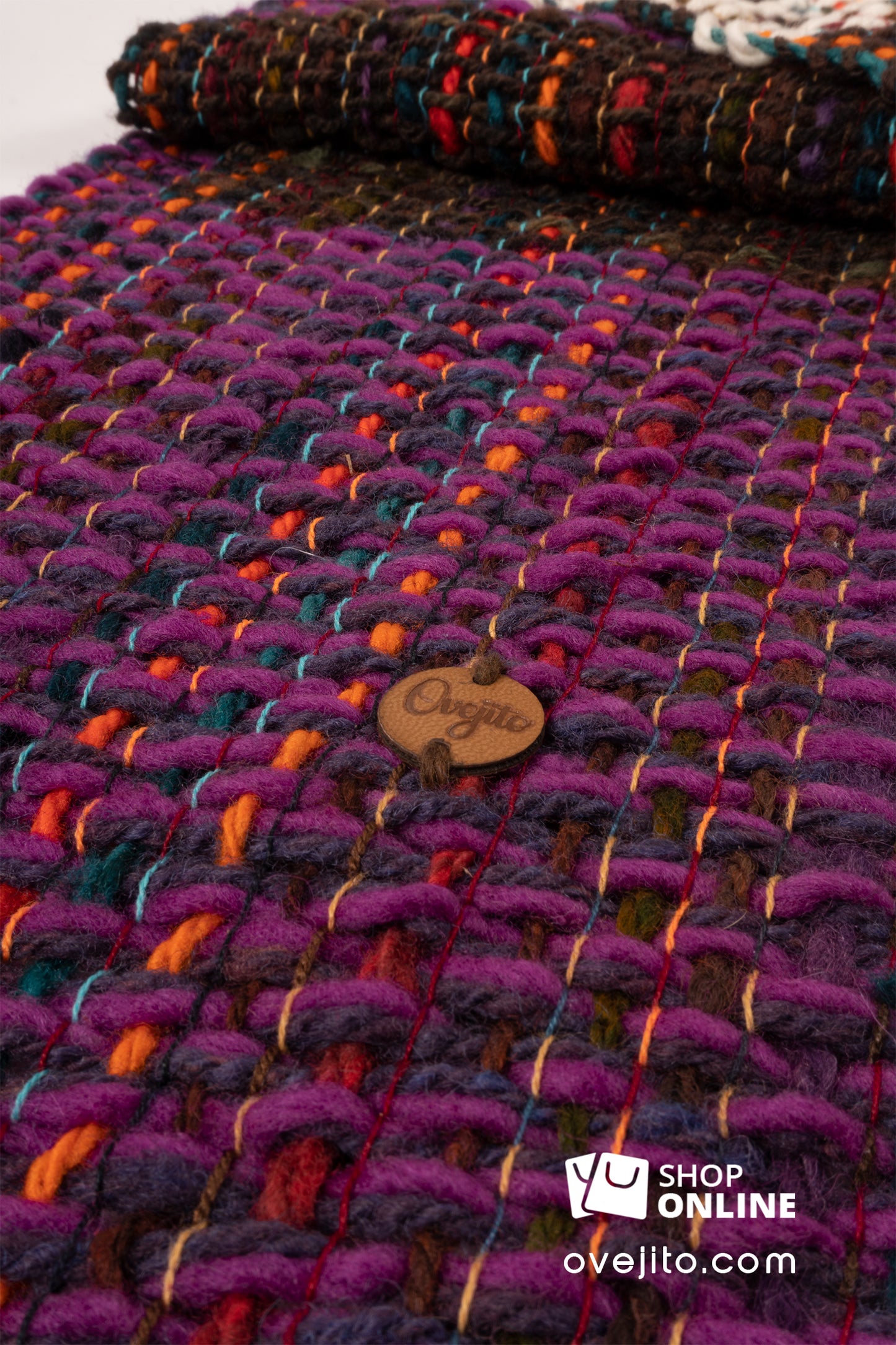 BUFANDA ARTESANAL WOVEN COLOR