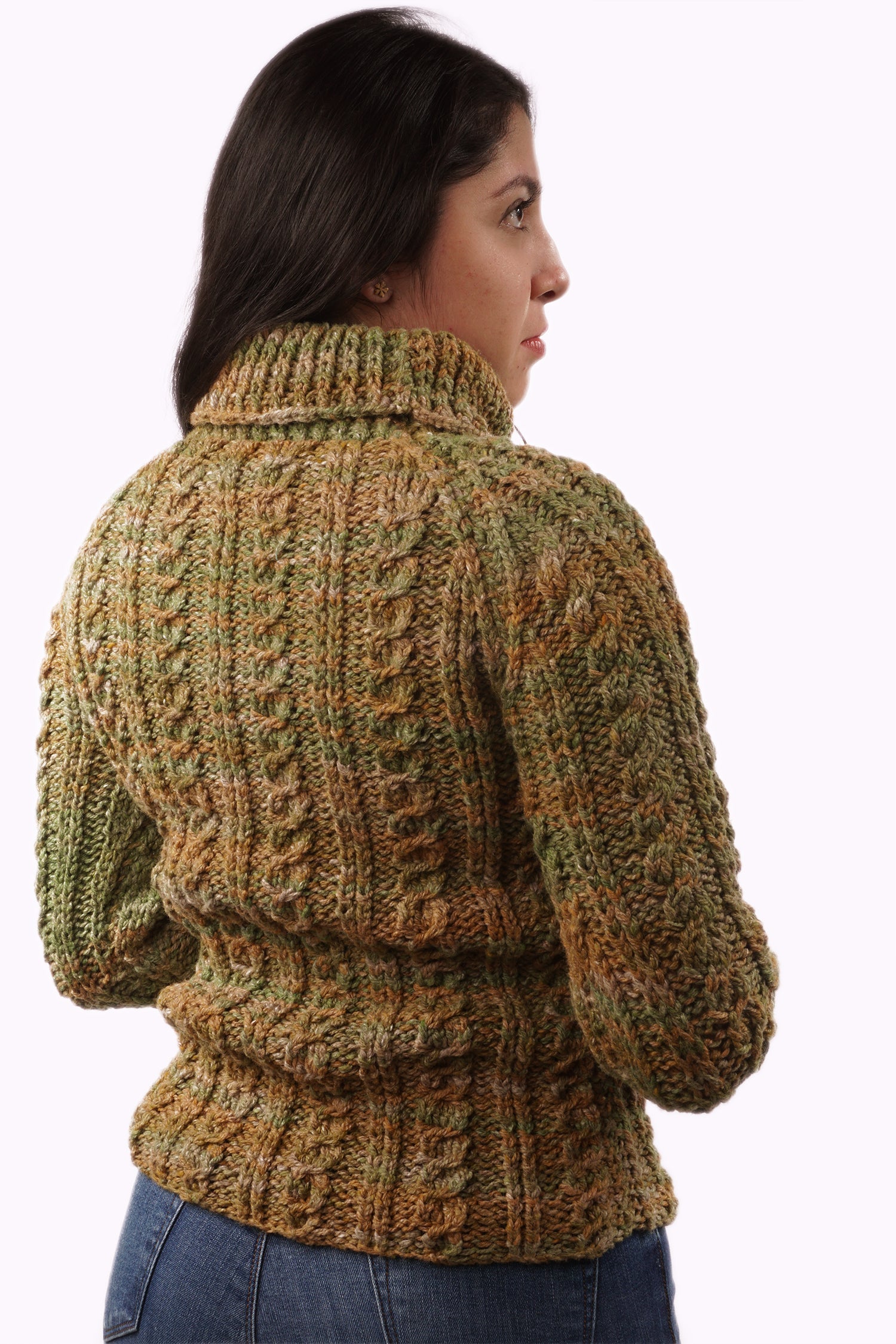 Patucos de lana adulto unisex artesanal color marrón para regalo.