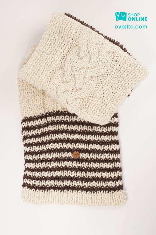 BUFANDA ARTESANAL TRENZADO COMFY