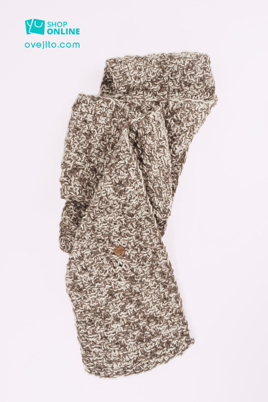 BUFANDA ARTESANAL TEJIDA