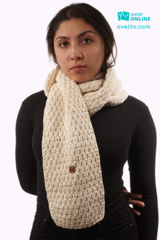 BUFANDA ARTESANAL TEJIDA