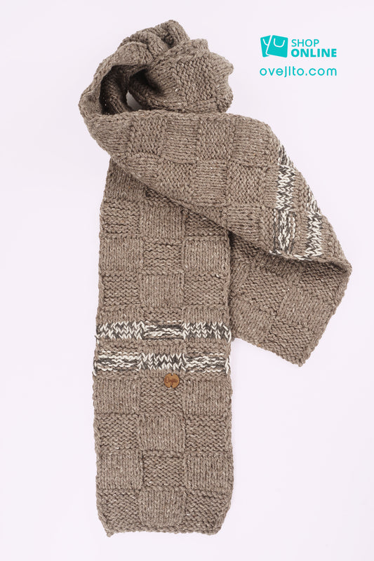 BUFANDA ARTESANAL TEJIDA