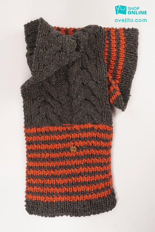 BUFANDA ARTESANAL TRENZADO COMFY