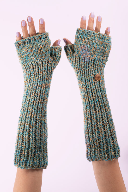 GUANTE ARTESANAL CALENTADOR DE BRAZOS