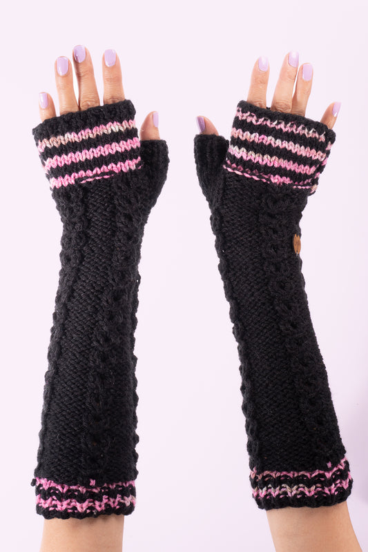 GUANTE ARTESANAL CALENTADOR DE BRAZOS