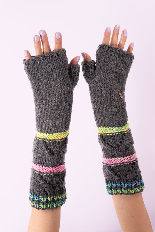 GUANTE ARTESANAL CALENTADOR DE BRAZOS