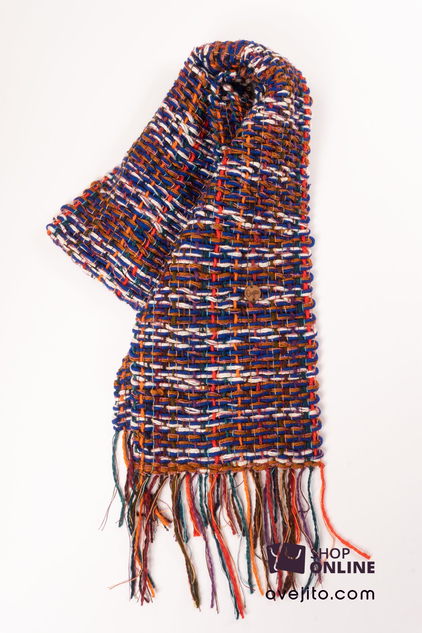 BUFANDA ARTESANAL WOVEN COLOR